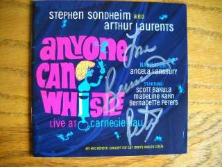   Peters Signed CD Anyone Can Whistle Live 95 074646722428  