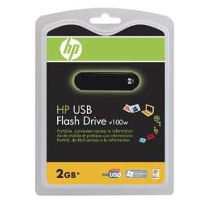  Hewlett Packard Flash Drive, USB 2.0, 2GB, V100W Retail 