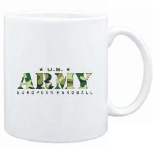  Mug White  US ARMY European Handball / CAMOUFLAGE 