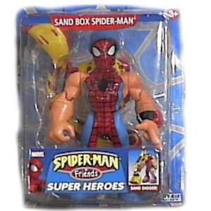   & Friends Sand Box Spiderman Action Figure By Toy Biz: Toys & Games