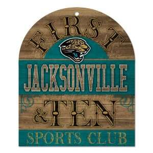  NFL Jacksonville Jaguars Sign Sports Club: Sports 