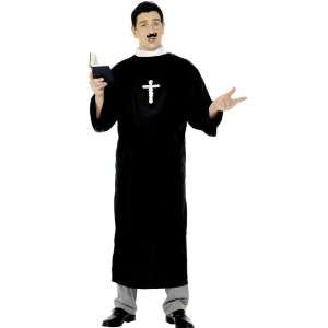  Priest Costume Robe & Collar Toys & Games