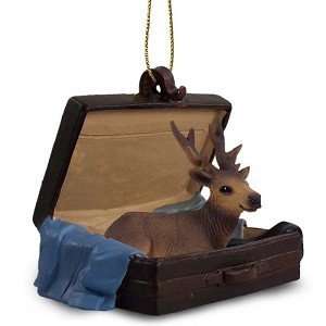  Elk Bull Traveling Companion Ornament