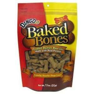  United Pet Group P 34102 Dingo Peanut Butter Baked Bones 