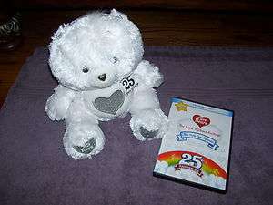 Care Bears 25 Years of Caring Anniversary Bear Plush w/DVD Movie 2007 