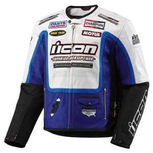 Icon Victory Hero Motorcycle Jacket   Blue: Automotive