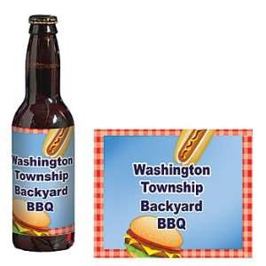  Personalized Beer Bottle Labels   Qty 12