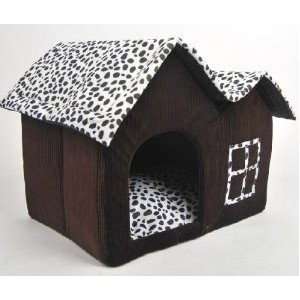  Shipping Free  Luxury High end Double Pet House/brown Dog Room 