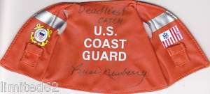 US Coast Guard Bear Autographed By Russell Newberry  