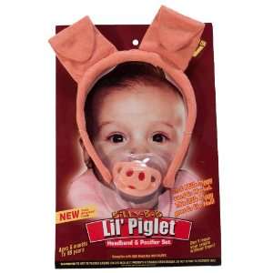  Billy Bob Teeth Lil Piglet Pacifier and Headband Toys 