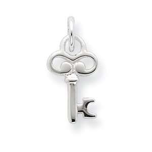  Sterling Silver Key Charm Jewelry