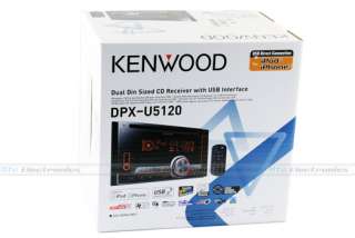 KENWOOD DPX U5120 DOUBLE DIN CD CAR STEREO IPOD PLAYER  