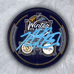   LETANG Pittsburgh SIGNED 2011 Winter Classic Puck Sports Collectibles