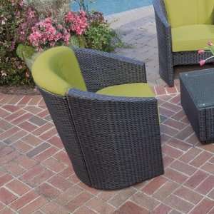  Riviera Barrel Accent Chair in Green Apple Patio, Lawn 