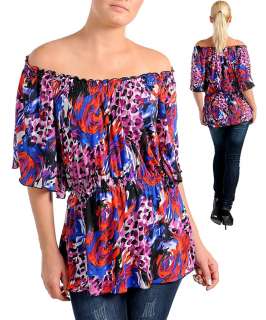 NEW PEASANT On or Off Shoulder PLUS SIZE Top 1X/2X/3X  