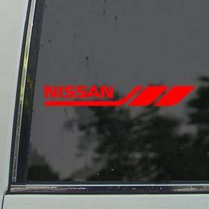  Nissan Red Decal GT R GTR SE R S15 S13 350Z Car Red 