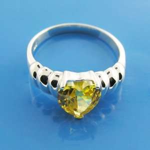   Gemstone Solitaire Ring size 8  Arts, Crafts & Sewing