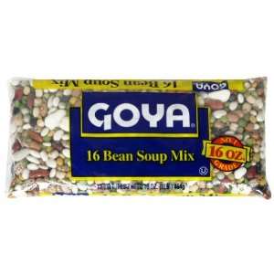  Goya, Mix Soup Bean, 16 Ounce (24 Pack) Health & Personal 