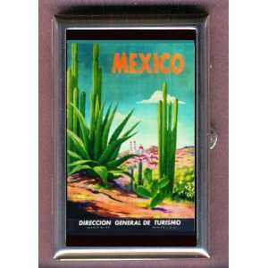  MEXICO RETRO CACTUS POSTER Coin, Mint or Pill Box: Made in 