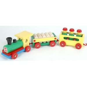  Wooden Logging Train Toys & Games