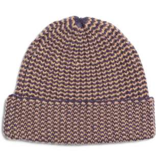    Accessories  Hats  Beanie  Ribbed Wool and Cashmere Hat