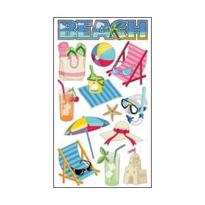  Sticko Classic Stickers Beach Time; 6 Items/Order