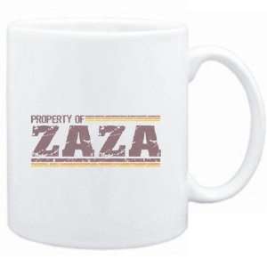  Mug White  Property of Zaza   Vintage  Female Names 