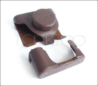 C031 Leather Case bag LC X100 Finepix X100 Fuji brown  