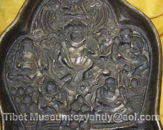 Huge Nice Amazing Old Tibet Carved Copper Tsa Tsa Mould  