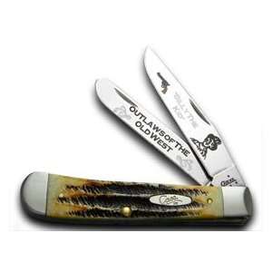 CASE XX Collectors Billy The Kid 1/600 Trapper Bone Stag Pocket Knife 