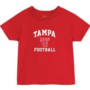  Tampa Spartans Red Baby Football Arch T Shirt: Sports 