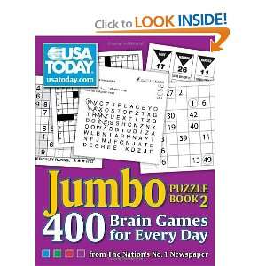  USA TODAY Jumbo Puzzle Book 2 400 Brain Games for Every 