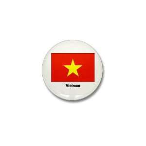  Vietnam Flag Vietnam Mini Button by  Patio, Lawn 