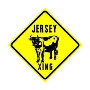  JERSEY CROSSING cow milk farm novelty sign