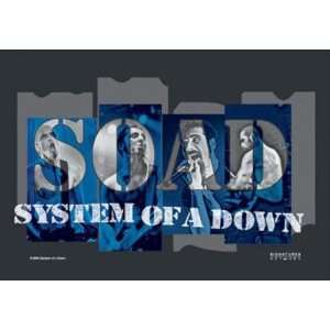 System Of A Down Collage Poster 24 x 36 Aprox. 