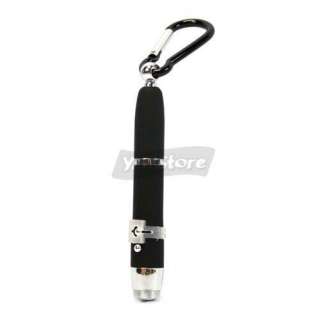 New Laser Pointer LED Flashlight with Keychain 5mW 650nm Red Laser 