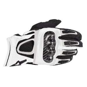  Thunder Gloves White/Black Size Large Alpinestars 356770 