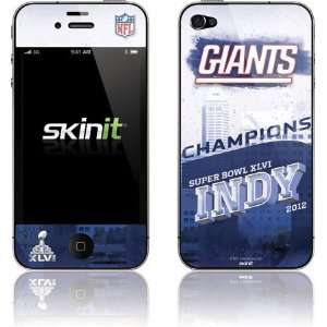  2012 Super Bowl XLVI Champs  NY Giants Vinyl Skin for Apple iPhone 