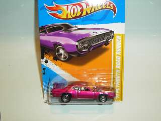 2012 NEW MODELS #6  `71 PLYMOUTH ROAD RUNNER  PURPLE  