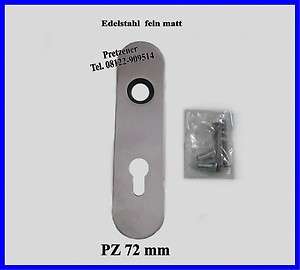 FSB Kurzschild, Türschild PZ 72mm edelstahl fein matt FSB 1451  