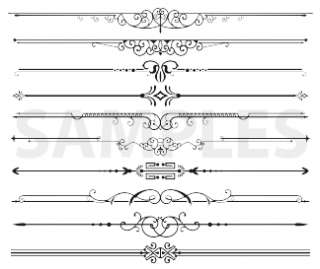 ULTIMATE ORNAMENTS MEGA PACK; vektorgrafiken ornamente  