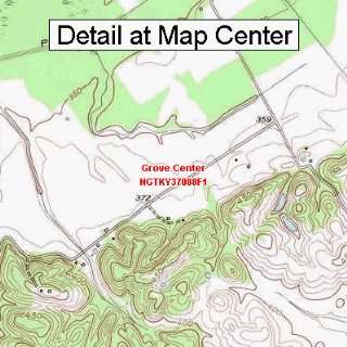 USGS Topographic Quadrangle Map   Grove Center, Kentucky (Folded 