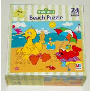  SESAME STREET   Beach Puzzle (24 Piece): Toys & Games