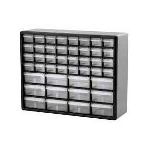 Akro Mills : Stackable Cabinets,44 Drawers,20x6 3/8x15 13/16,Gray 