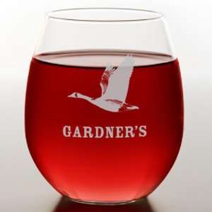  Goose Stemless Red Wine Glass: Kitchen & Dining