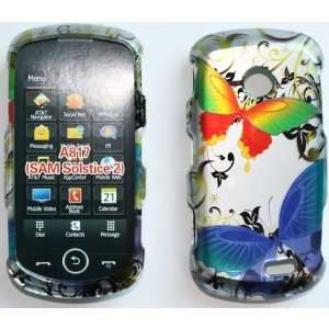  SAMSUNG SOLSTICE 2 A817 2D RAINBOW BUTTERFLY CASE Cell 