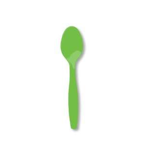  Citrus Green Plastic Spoons   288 Count Health & Personal 