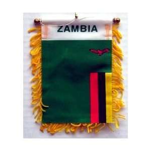  Zambia   Window Hanging Flags Automotive