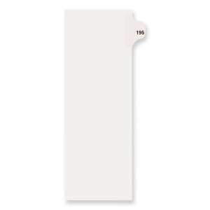  Avery Individual Side Tab Legal Exhibit Dividers AVE82411 