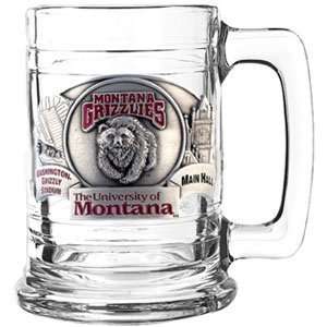  Montana Grizzlies 15 oz Colonial Beverage Glass Tankard 